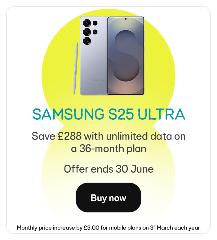See our Samsung S25 Ultra offer