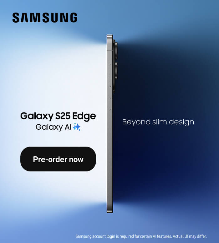 Pre-order the Samsung Galaxy S25 Edge