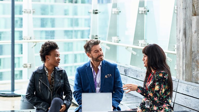 Colleagues in a meeting