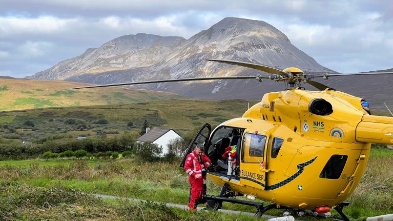 Emergency helicopter